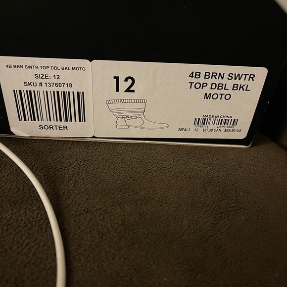 Brand new brown torrid Moto boots - Picture 2 of 6